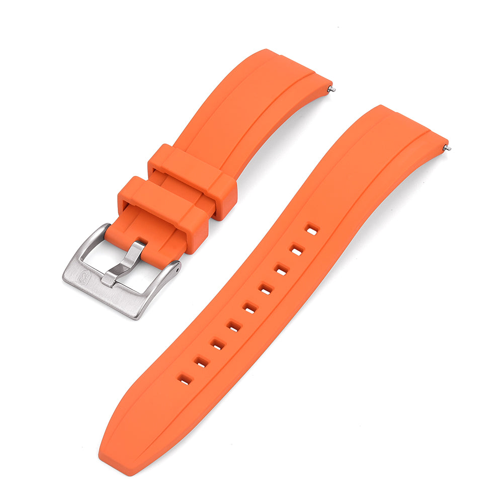 SUPER DEAL - DYKARMBAND -  RS VINTAGE DIVER - DAYTONA STYLE - ORANGE