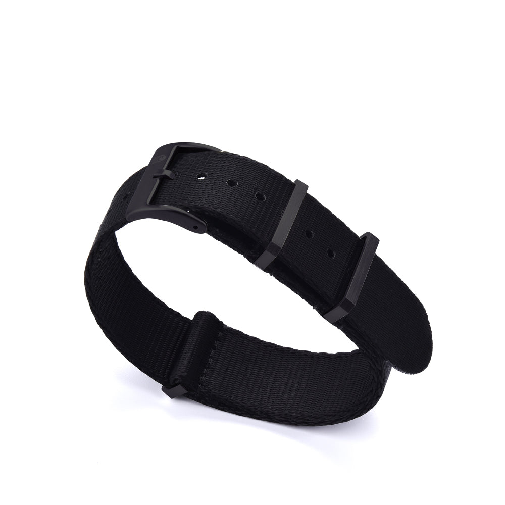 NATOBAND - RS HEAVY DUTY PREMIUM NATO STRAP - ALL BLACK PVD