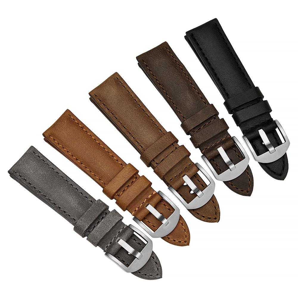KLOCKARMBAND - ROYAL STRAPS - SAINT TROPEZ VINTAGE BOLD - BLACK - ROYAL STRAPS