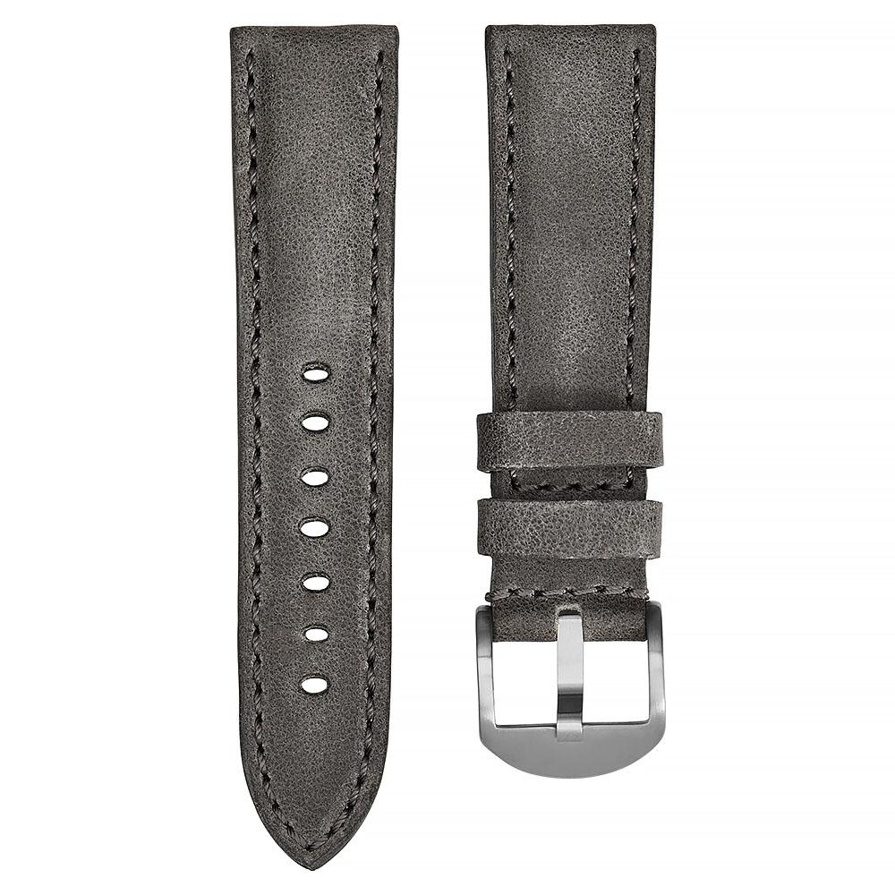 KLOCKARMBAND - ROYAL STRAPS - SAINT TROPEZ VINTAGE BOLD - GREY - ROYAL STRAPS