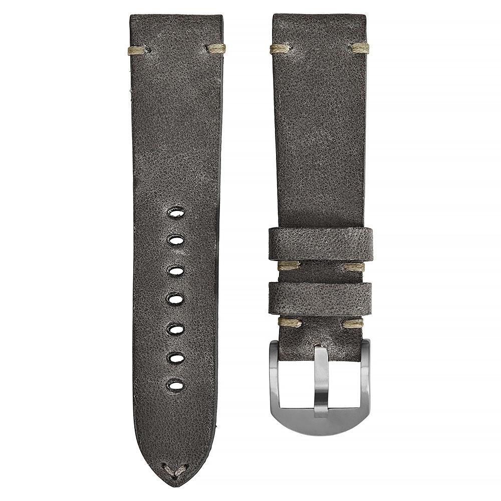 KLOCKARMBAND - ROYAL STRAPS - SAINT TROPEZ VINTAGE SIMPLE - GREY - ROYAL STRAPS