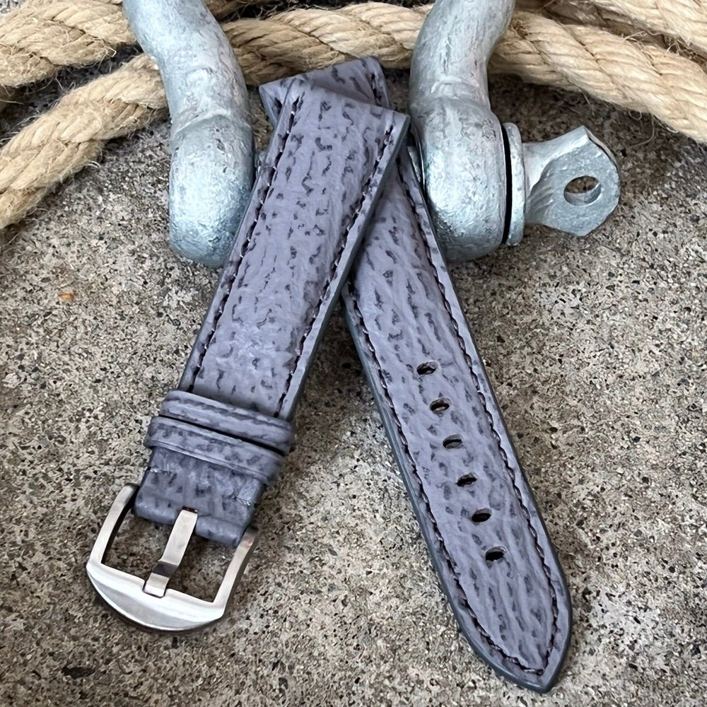 KLOCKARMBAND - SAINT TROPEZ SHARK - COOL GREY - ROYAL STRAPS