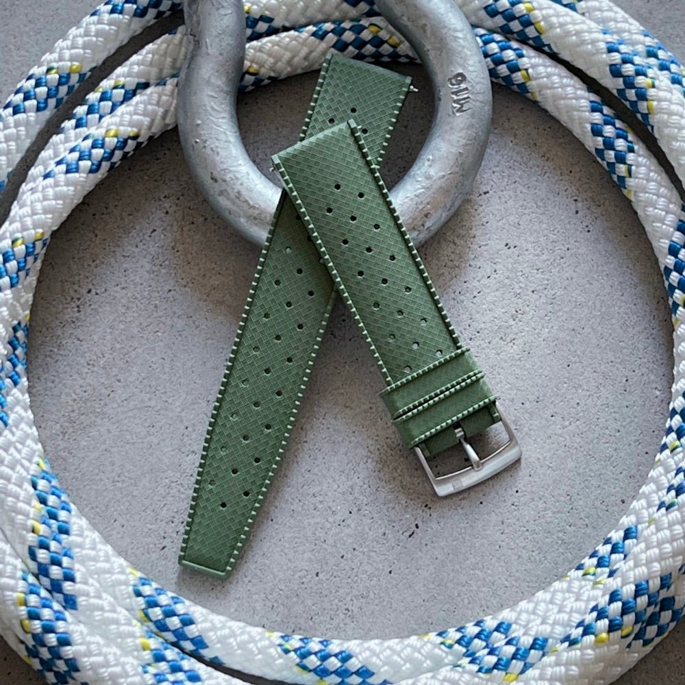 DYKARMBAND - RS VINTAGE DIVER - TROPICAL STYLE - GREEN - ROYAL STRAPS