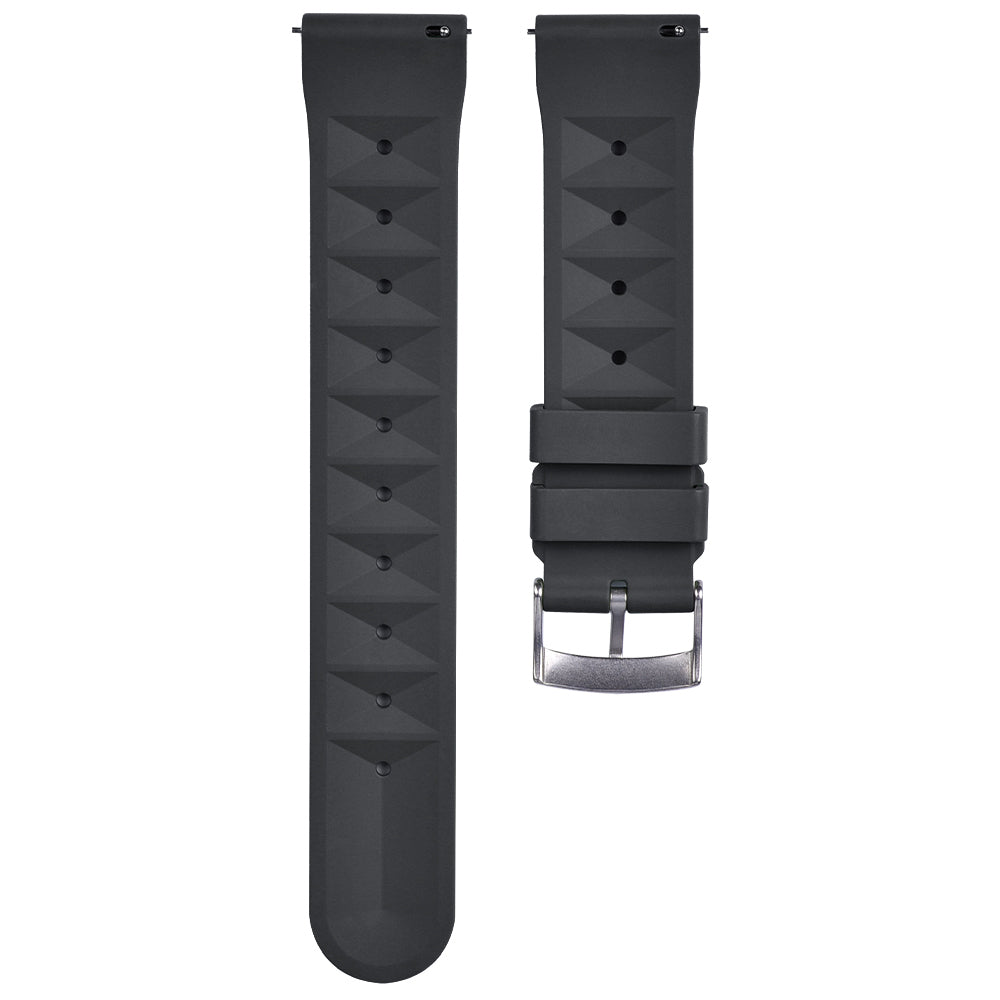 DYKARMBAND - RS VINTAGE DIVER - WAFFLE STYLE - BLACK - ROYAL STRAPS