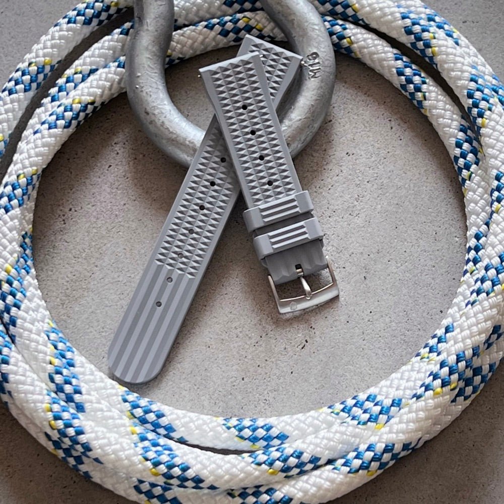 DYKARMBAND - RS VINTAGE DIVER - WAFFLE STYLE - GREY - ROYAL STRAPS