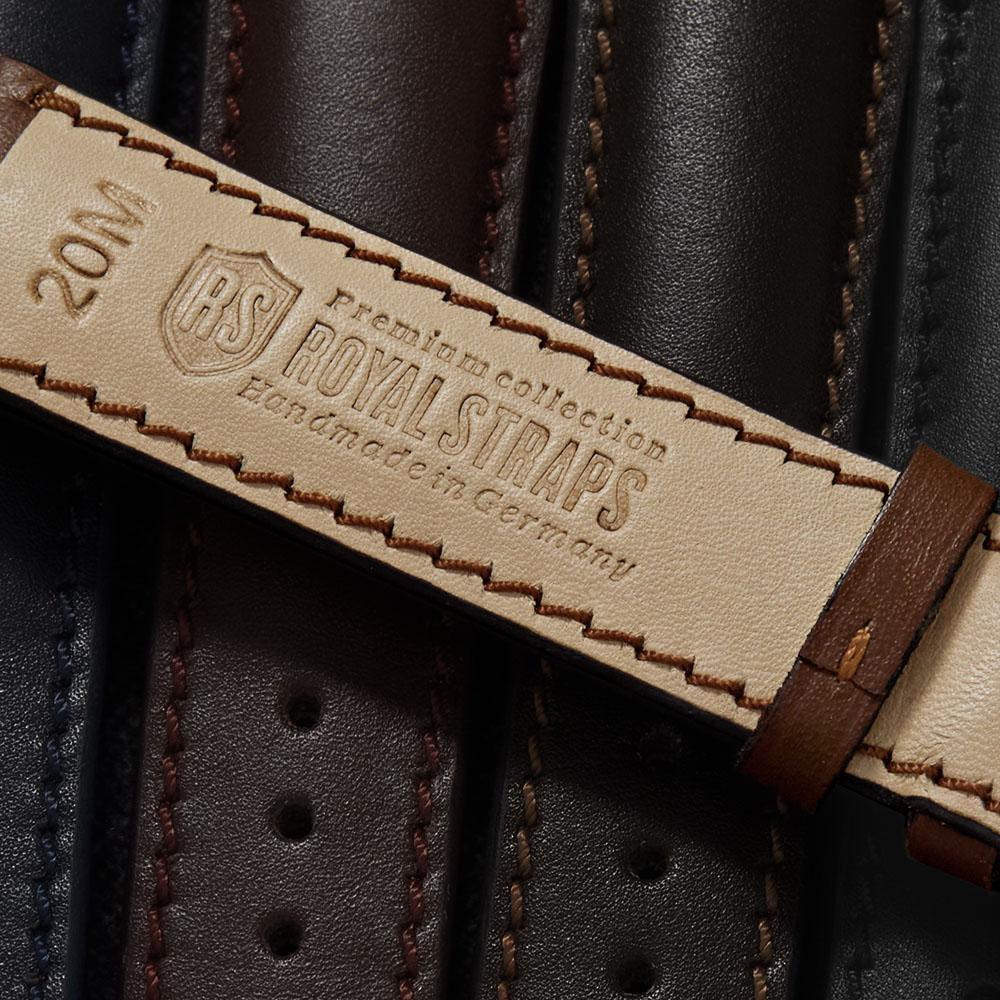 KLOCKARMBAND - PORTOFINO PREMIUM DRESS - BLACK - ROYAL STRAPS