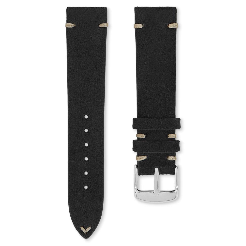 KLOCKARMBAND - PORTOFINO PREMIUM SUEDE - BLACK