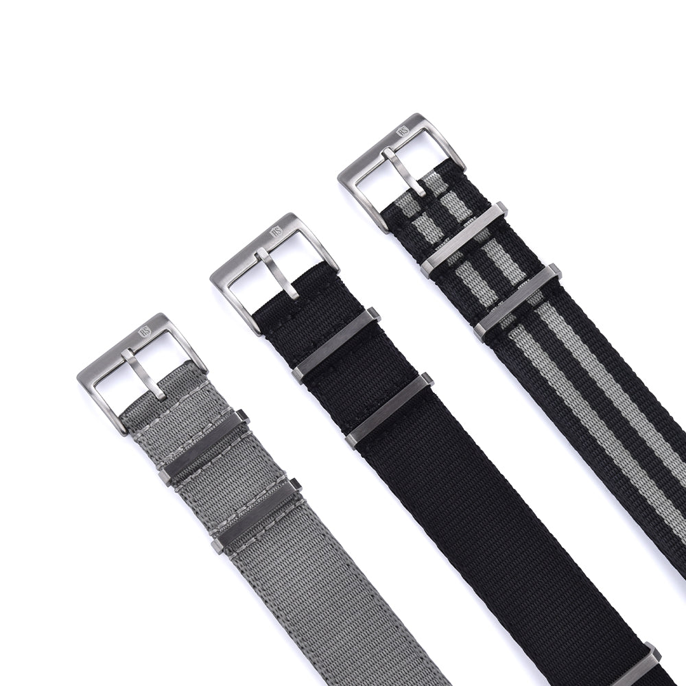 NATOBAND - RS HEAVY DUTY PREMIUM NATO STRAP - BLACK - ROYAL STRAPS