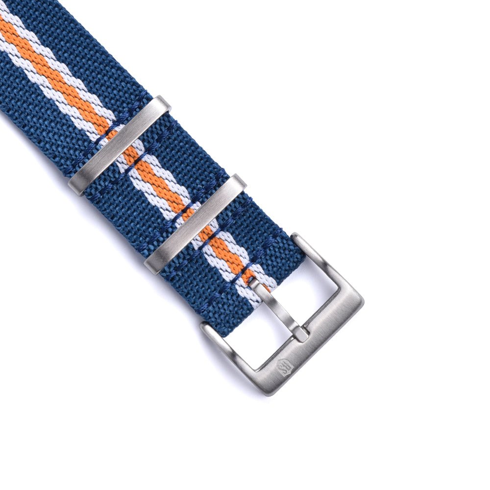 NATOBAND - RS TUDOR STYLE NATO STRAP - GULF RACING - ROYAL STRAPS