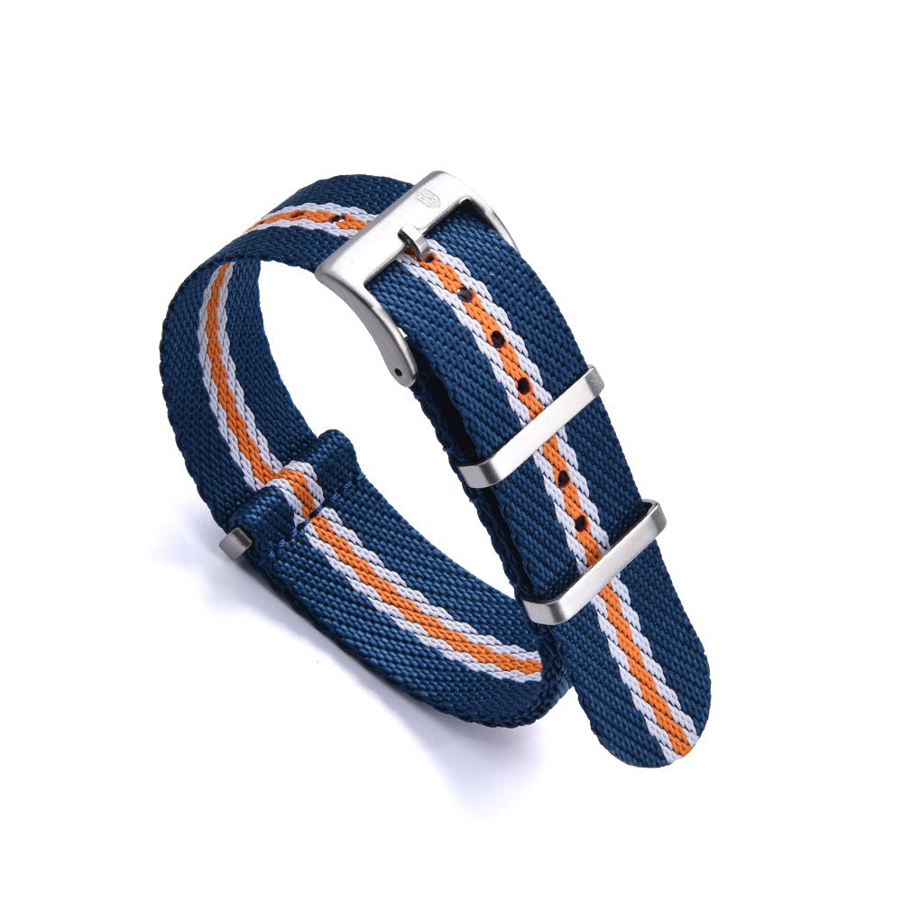 NATOBAND - RS TUDOR STYLE NATO STRAP - GULF RACING - ROYAL STRAPS