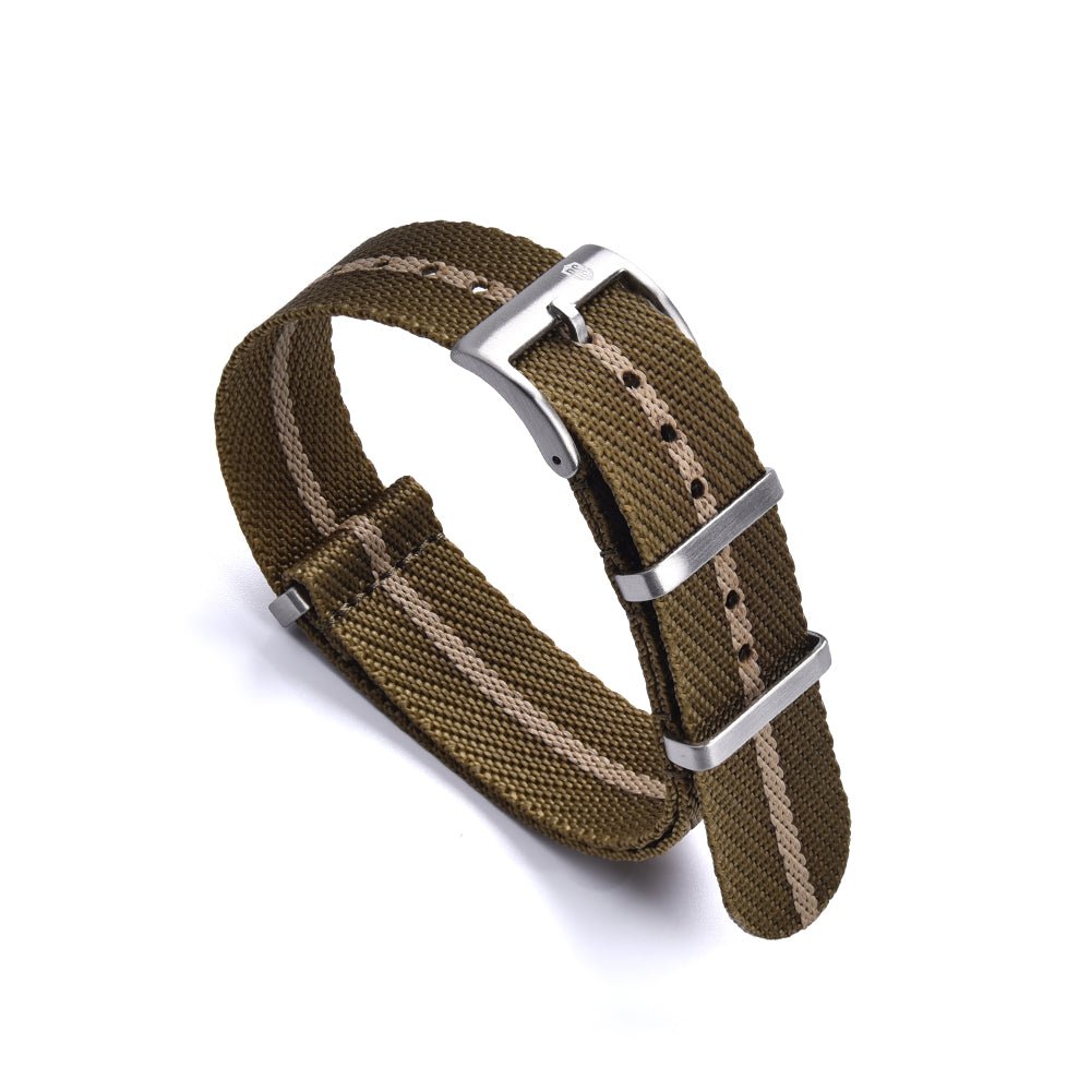 NATOBAND - RS TUDOR STYLE NATO STRAP - KHAKI / SAND - ROYAL STRAPS